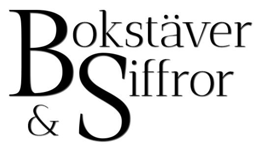 Bokstäver och siffror